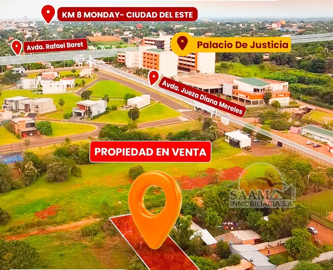 Propiedad en el KM 8 Monday.